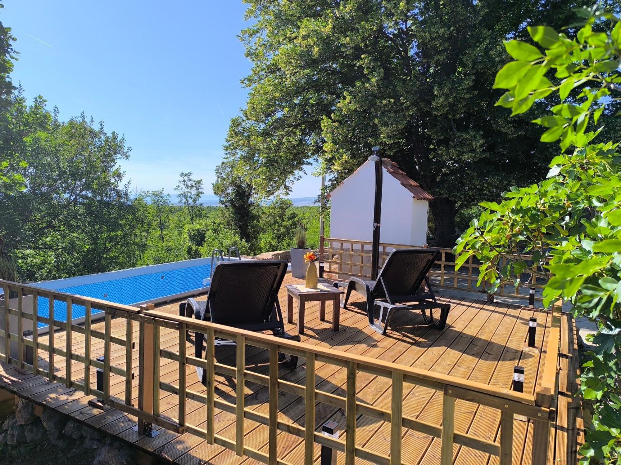 Holiday Home Lucija "" Private House With Pool "" Jablanac Esterno foto