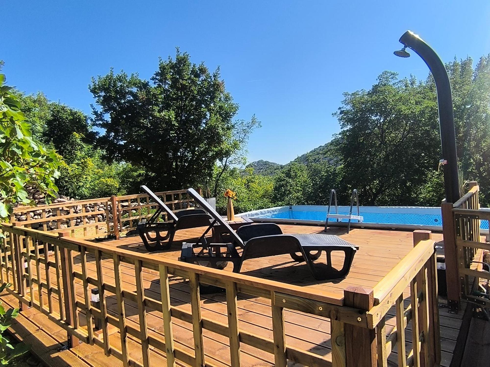 Holiday Home Lucija "" Private House With Pool "" Jablanac Esterno foto